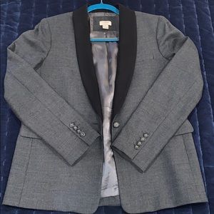 J. Crew black and dark grey suit blazer